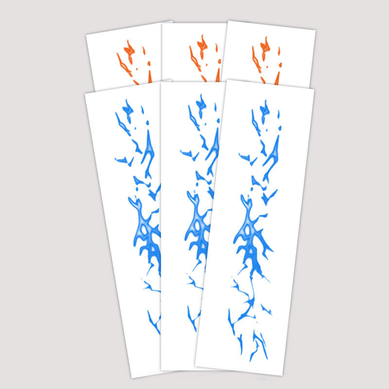 🔥 Lightning Glow-in-the-Dark Tattoo Stickers
