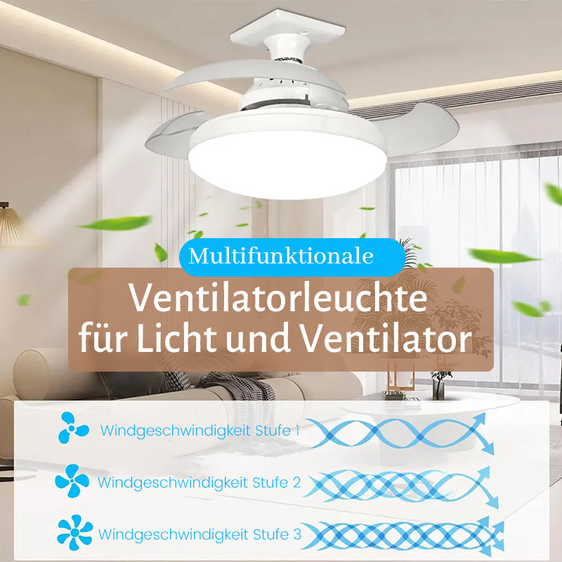Multifunktionale Ventilatorleuchte für Licht und Ventilator
