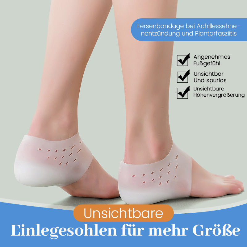 Silikon Unsichtbare Einlegesohlen für mehr Größe