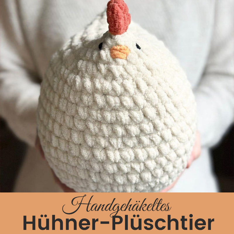 Handgehäkeltes Hühner-Plüschtier