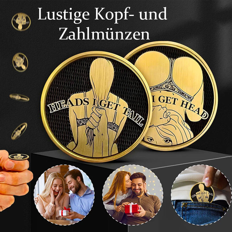 „Kopf oder Zahl“-Herausforderungsmünze