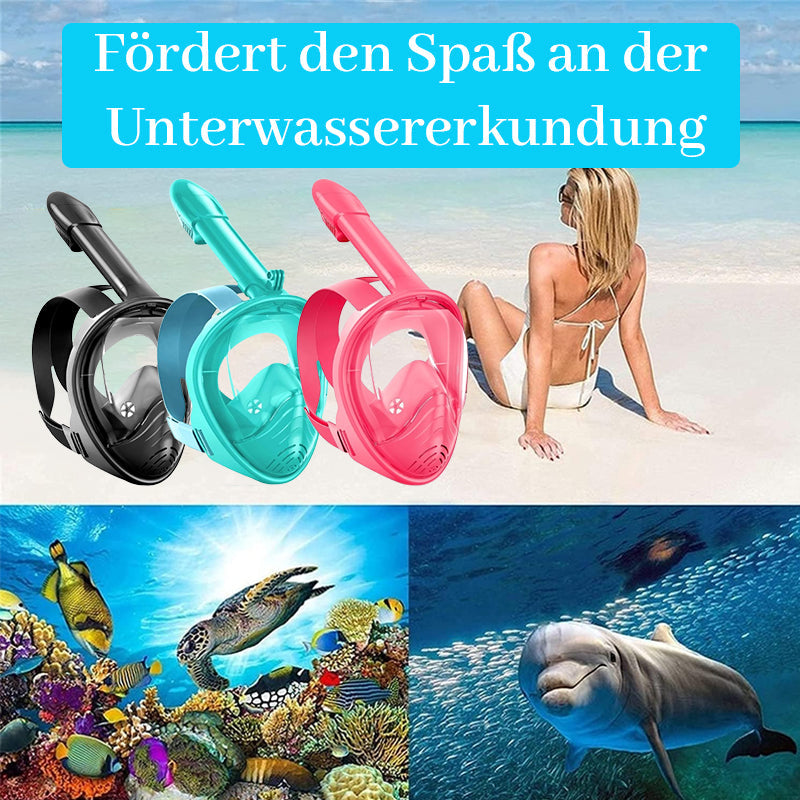 Kinder-Vollgesichts-Schnorchelmaske mit Antibeschlag