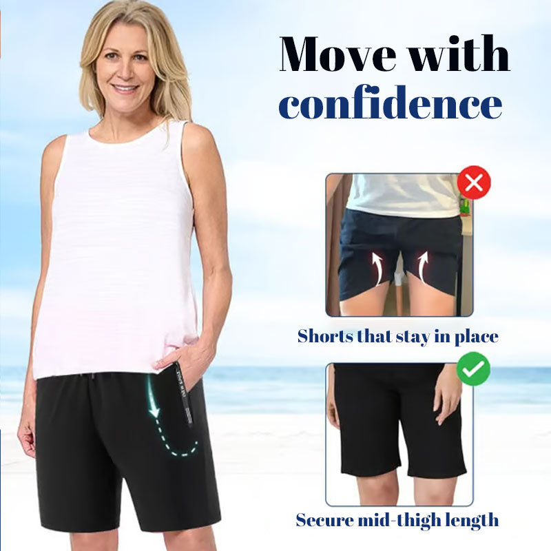 Schnell trocknende Stretch-Shorts aus Eisseide/Quick-drying ice silk stretch shorts