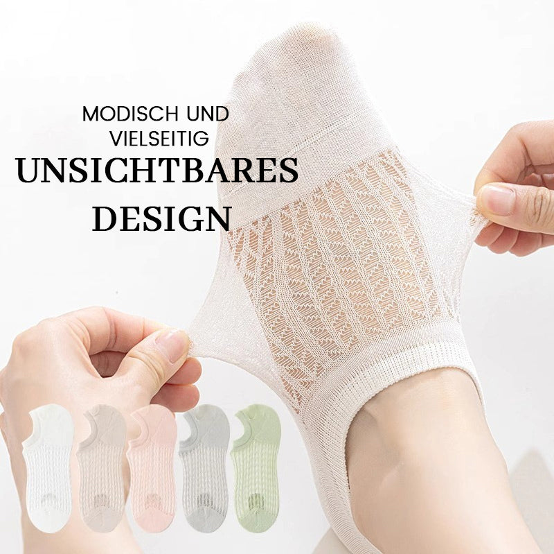 Deodorierende und atmungsaktive unsichtbare Bootssocken