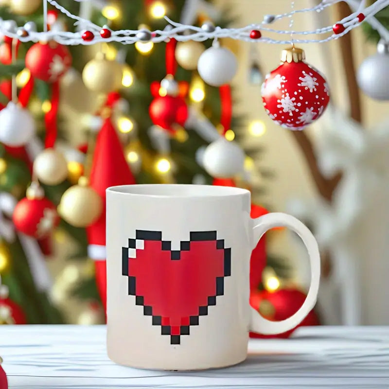 Kreative Keramiktasse mit Farbwechsel