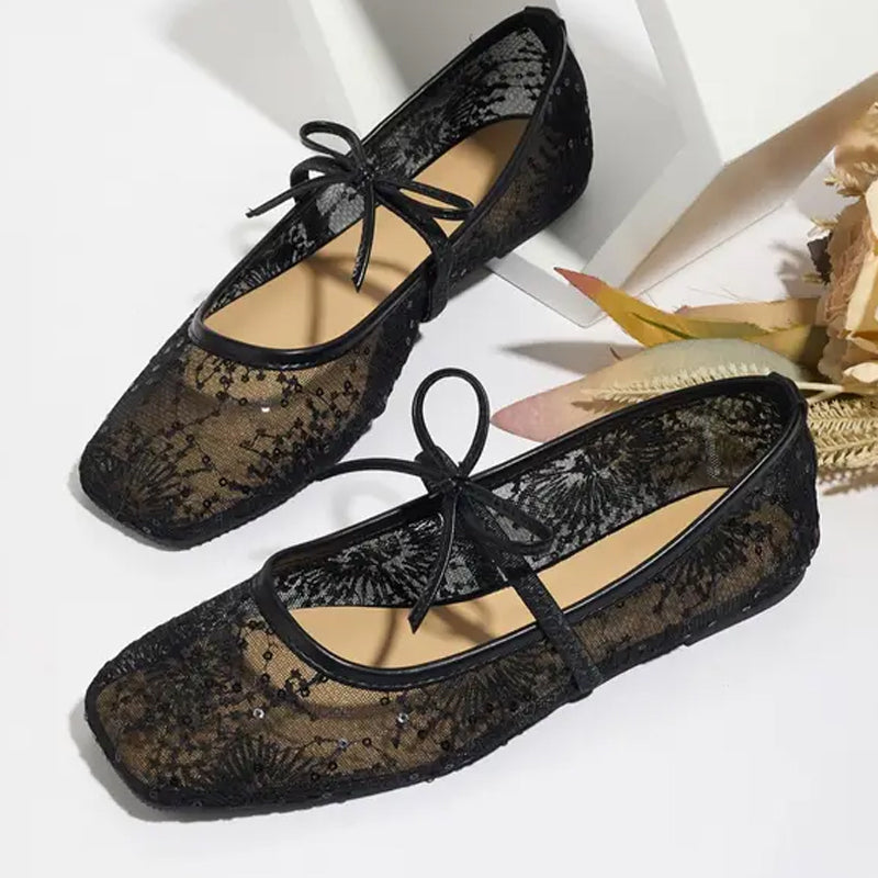 Mesh-Schleifen-Feenschuhe
