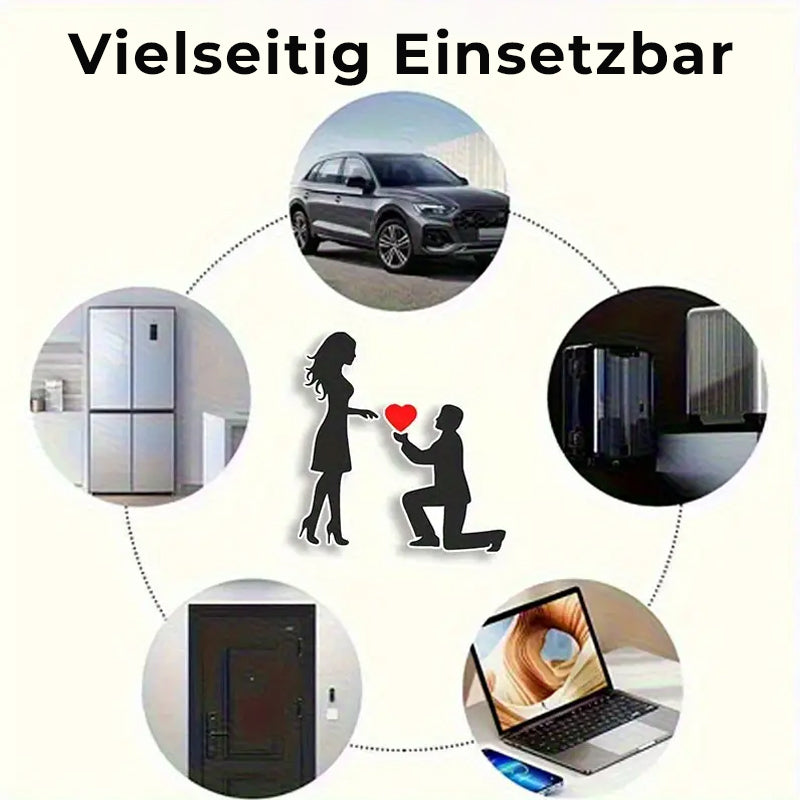 Kniender Heiratsantrag-Autoaufkleber