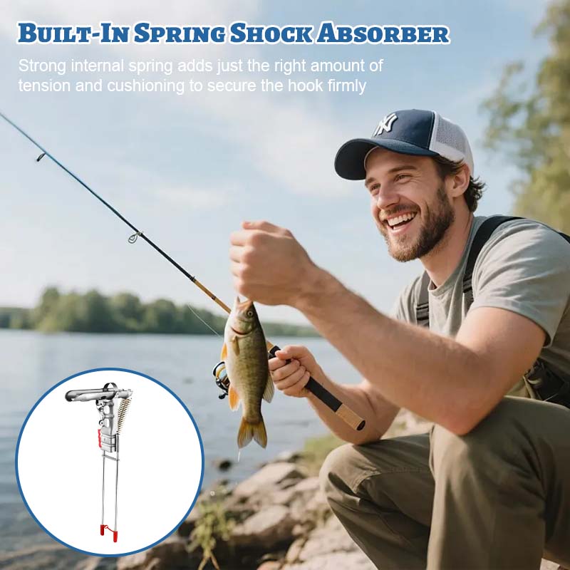 🎣 Automatischer Angelrutenhalter für das Frühjahr – Sofort einhaken, freihändig! 🐟