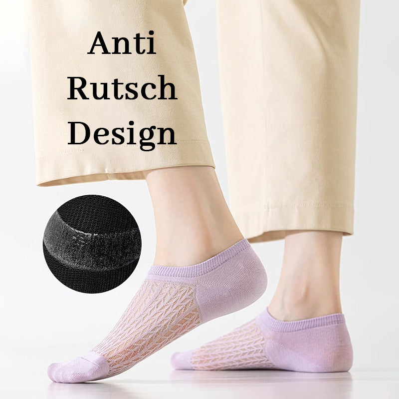 Deodorierende und atmungsaktive unsichtbare Bootssocken