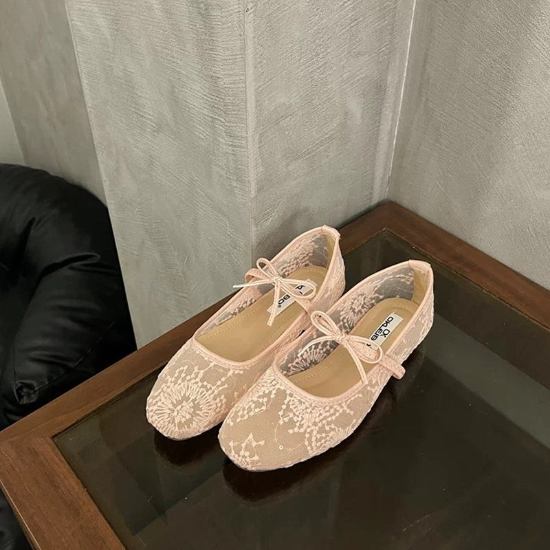 Mesh-Schleifen-Feenschuhe