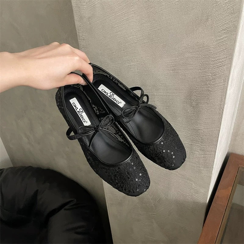 Mesh-Schleifen-Feenschuhe