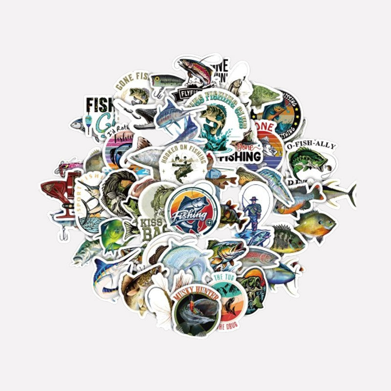 Trendiges Angel-Sticker-Set
