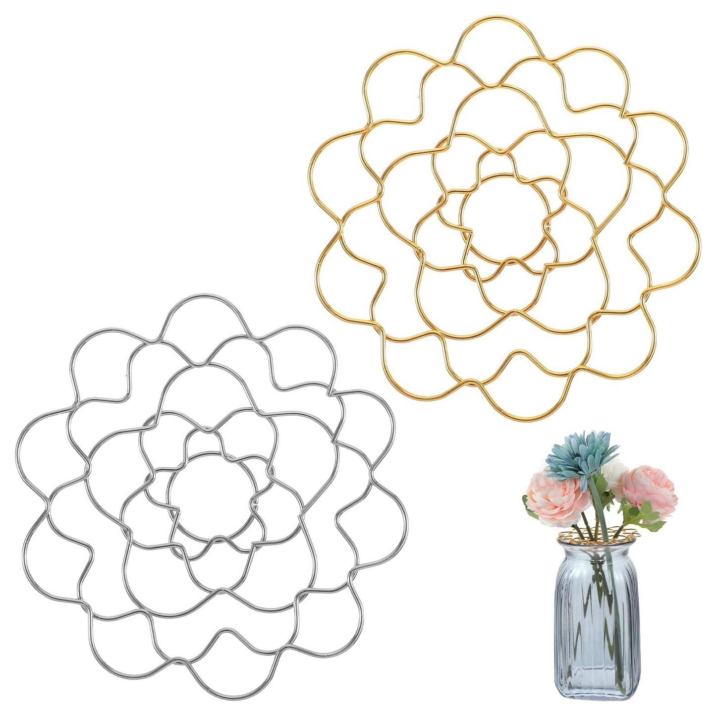 🌸Stainless Steel Floral Grid Organizer♻️