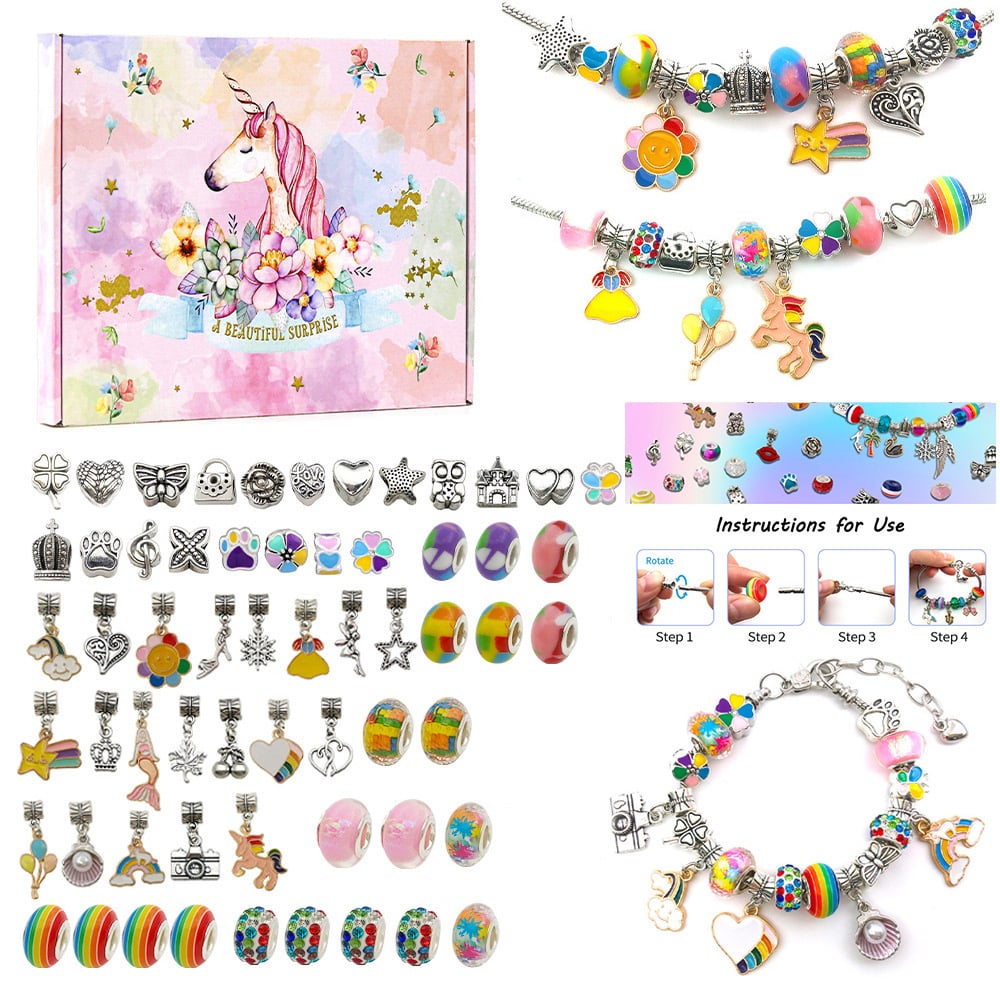 🔥Das beste Geschenk für Kinder🎀DIY wunderschönes Armband-Set