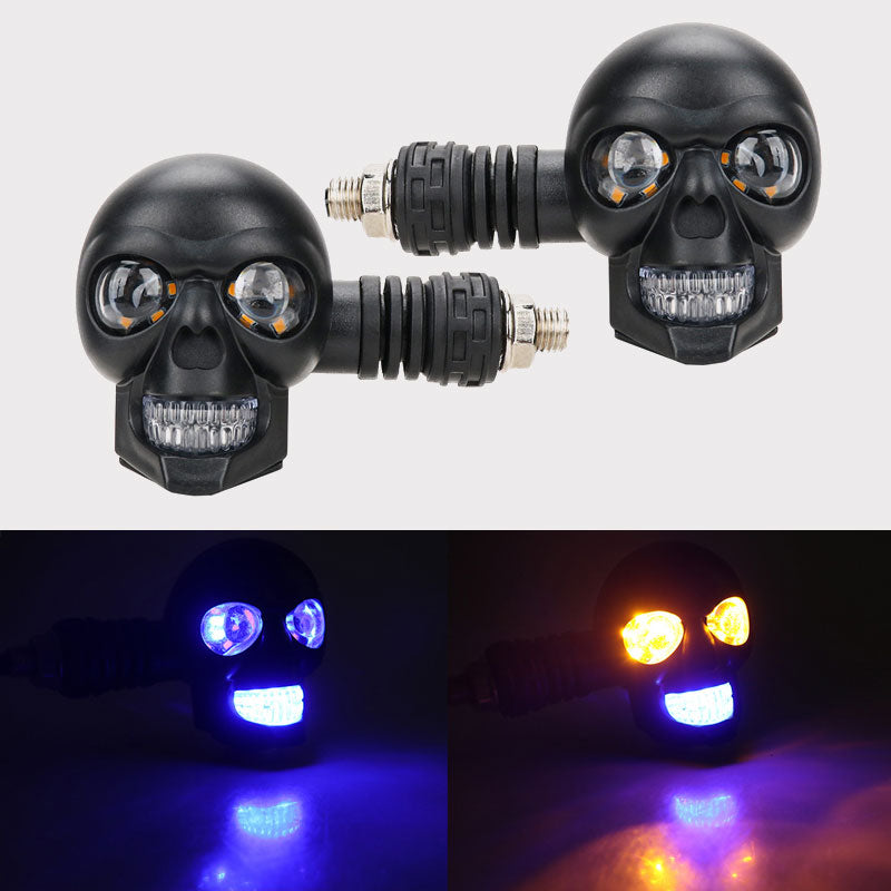 💀 Totenkopf-LED-Blinker
