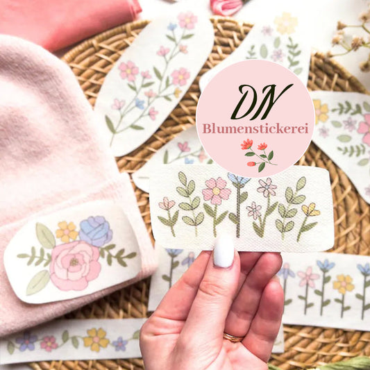 DIY Blumenstickerei