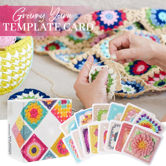 Granny Yarn Template Card