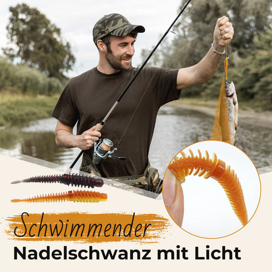 Schwimmender Nadelschwanz mit Licht