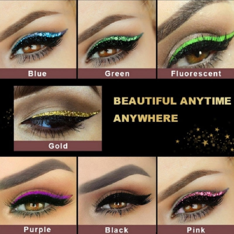 Wiederverwendbare Eyeliner und Wimpernaufkleber