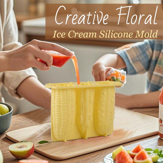 Creative Floral Ice Cream Silicone Mold