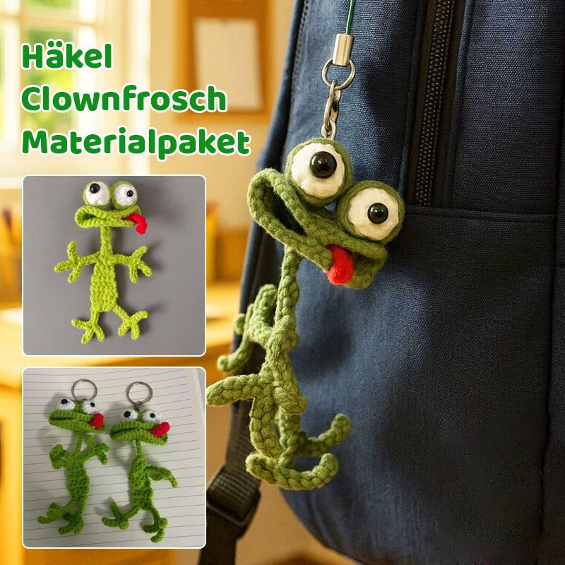 Häkel-Clownfrosch-Materialpaket