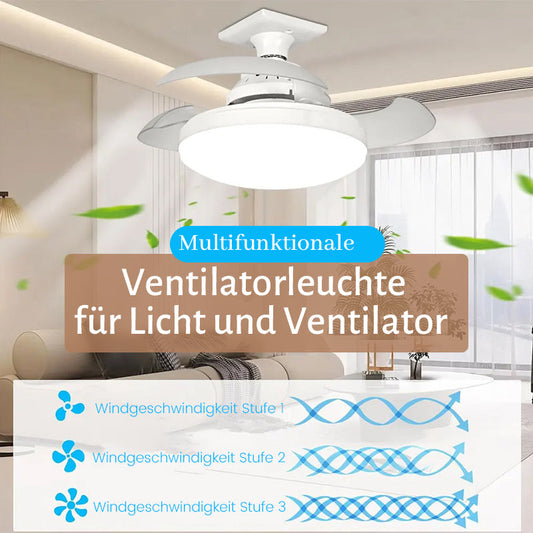 Multifunktionale Ventilatorleuchte für Licht und Ventilator