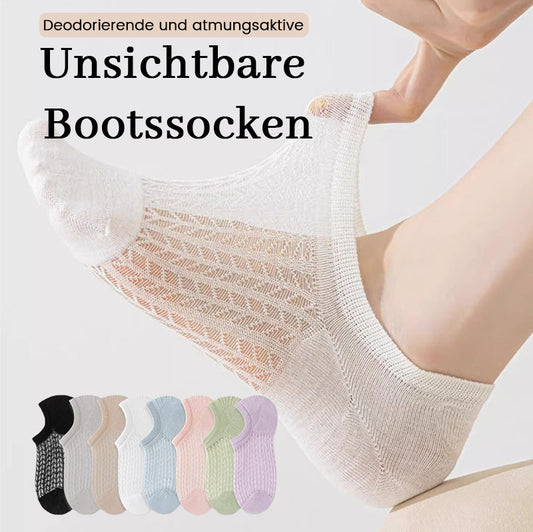 Deodorierende und atmungsaktive unsichtbare Bootssocken