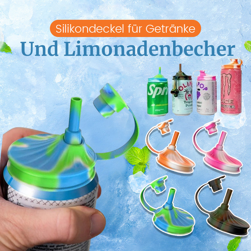 Silikonbecherdeckel für Getränke und Limonade
