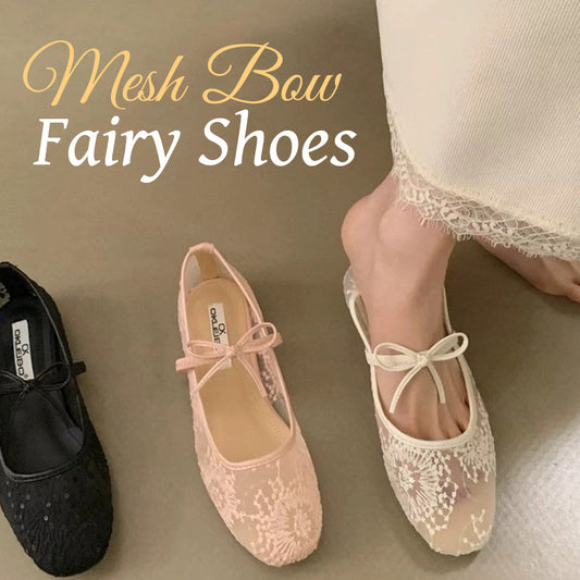 Mesh-Schleifen-Feenschuhe