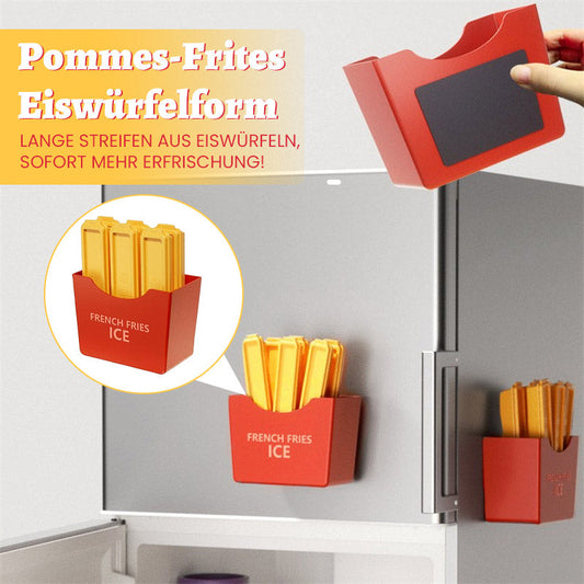 Pommes-Frites-Eiswürfelform aus Silikon