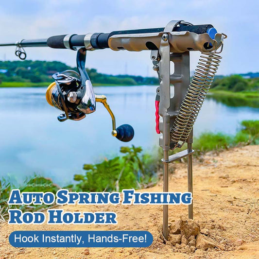🎣 Automatischer Angelrutenhalter für das Frühjahr – Sofort einhaken, freihändig! 🐟