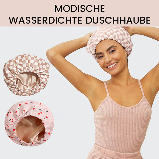 Modische, wasserdichte Duschhaube