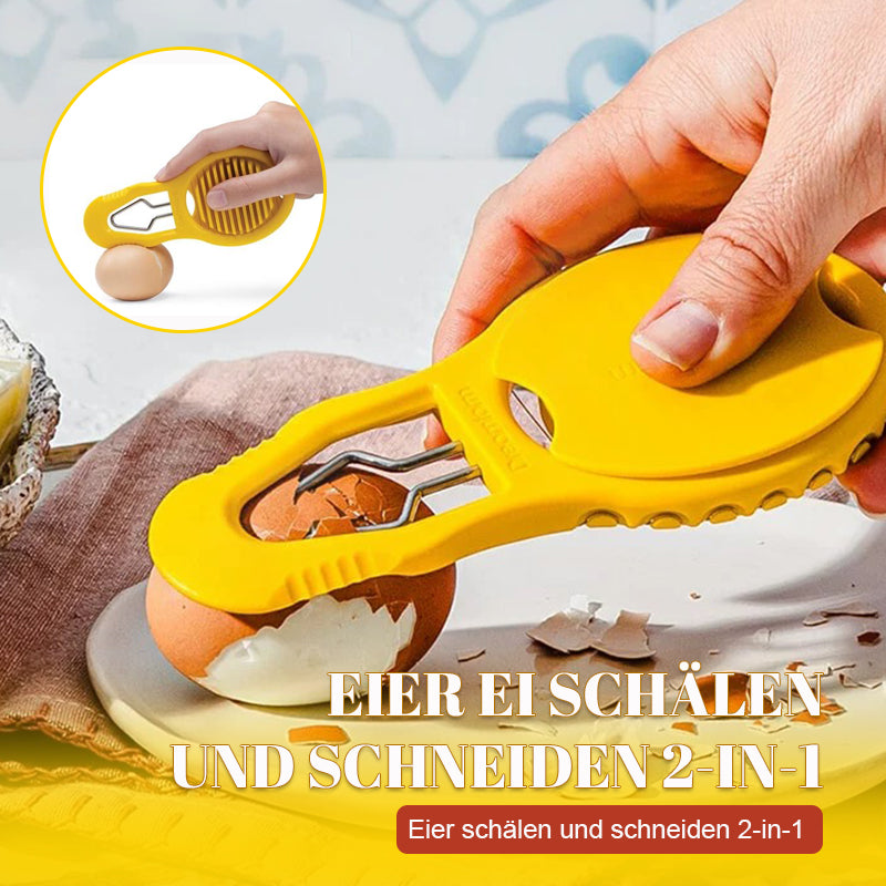Eier Ei Schälen Und Schneiden 2-In-1/Eggs Egg Peeling and Cutting 2-In-1