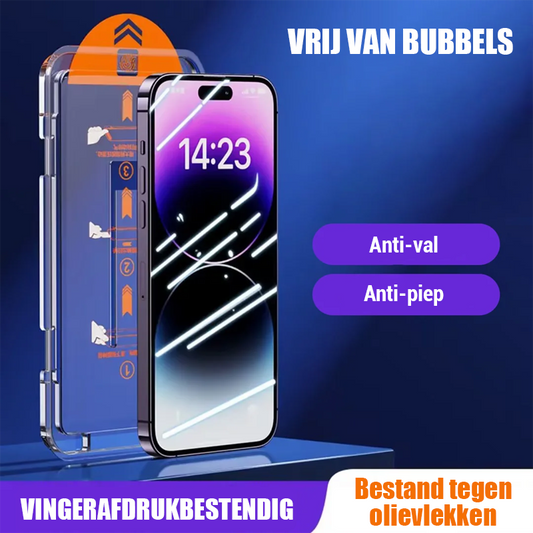 Anti-Gluren- En Stofdichte Geharde Film Voor Mobiele Telefoon/Anti-Peep And Dust-Proof Tempered Film For Mobile Phone