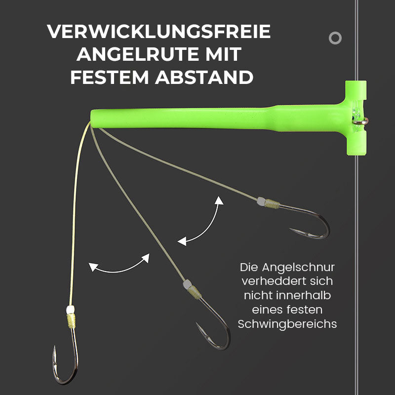 Lure casting rod 3 hooks fishing rig/Luya Köderwurfhaken-Set