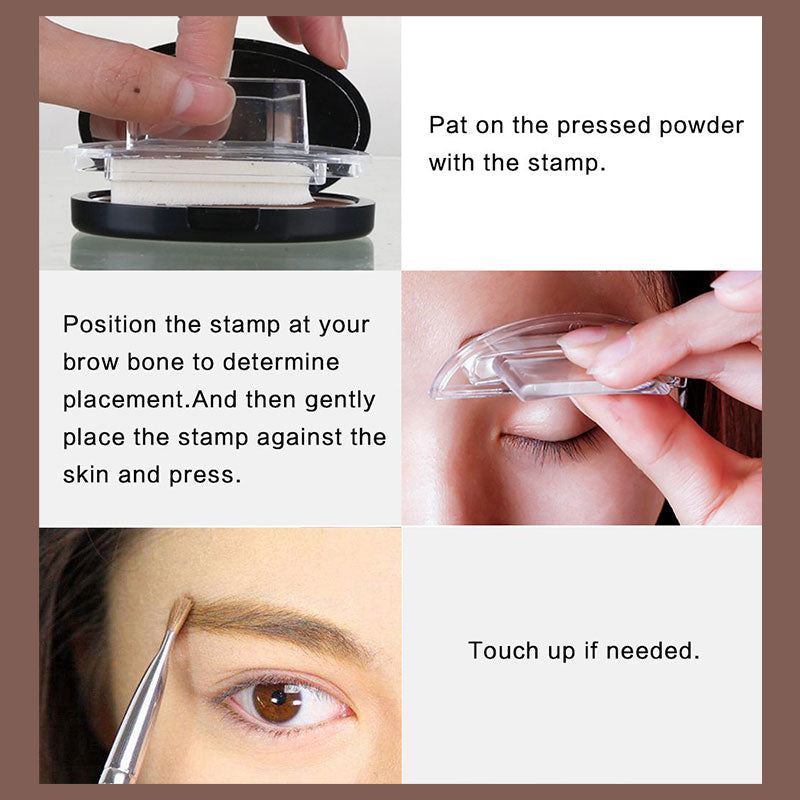 Stamp Eyebrow Powder wasserfest, schweißfest und wischfest/Stamp Eyebrow Powder wasserfest, schweißfest und wischfest