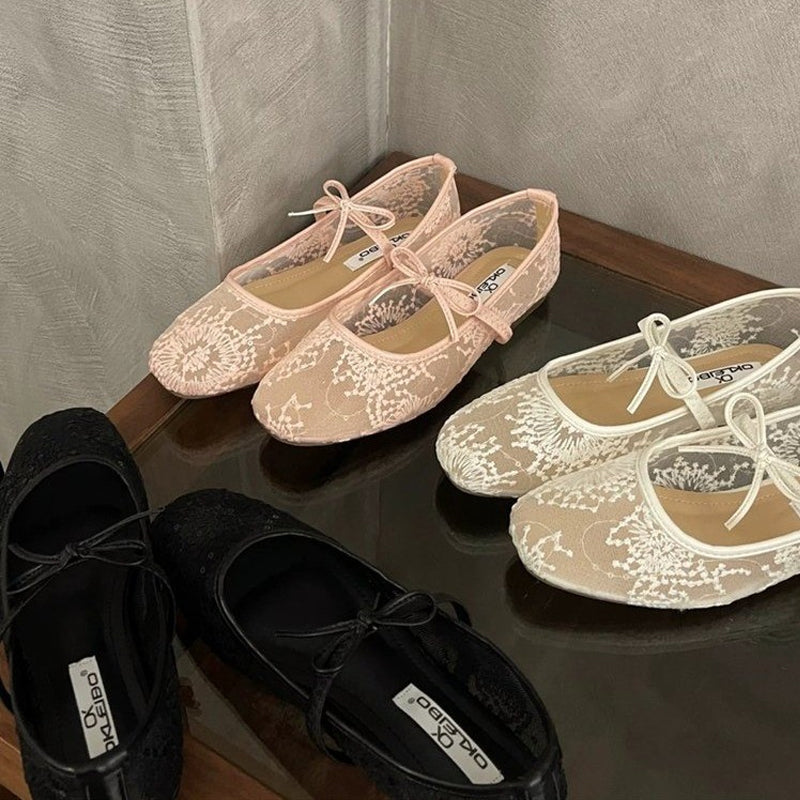 Mesh-Schleifen-Feenschuhe