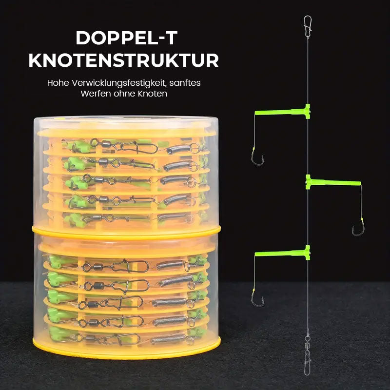 Lure casting rod 3 hooks fishing rig/Luya Köderwurfhaken-Set
