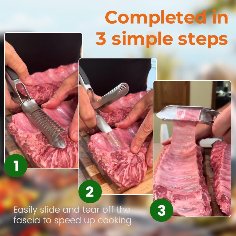 🔪 BBQ-Rippchen-Membran- und Fettentferner – für mühelose Fleischzubereitung!