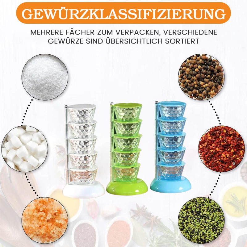 Rotierende Gewürzbox für die Küche