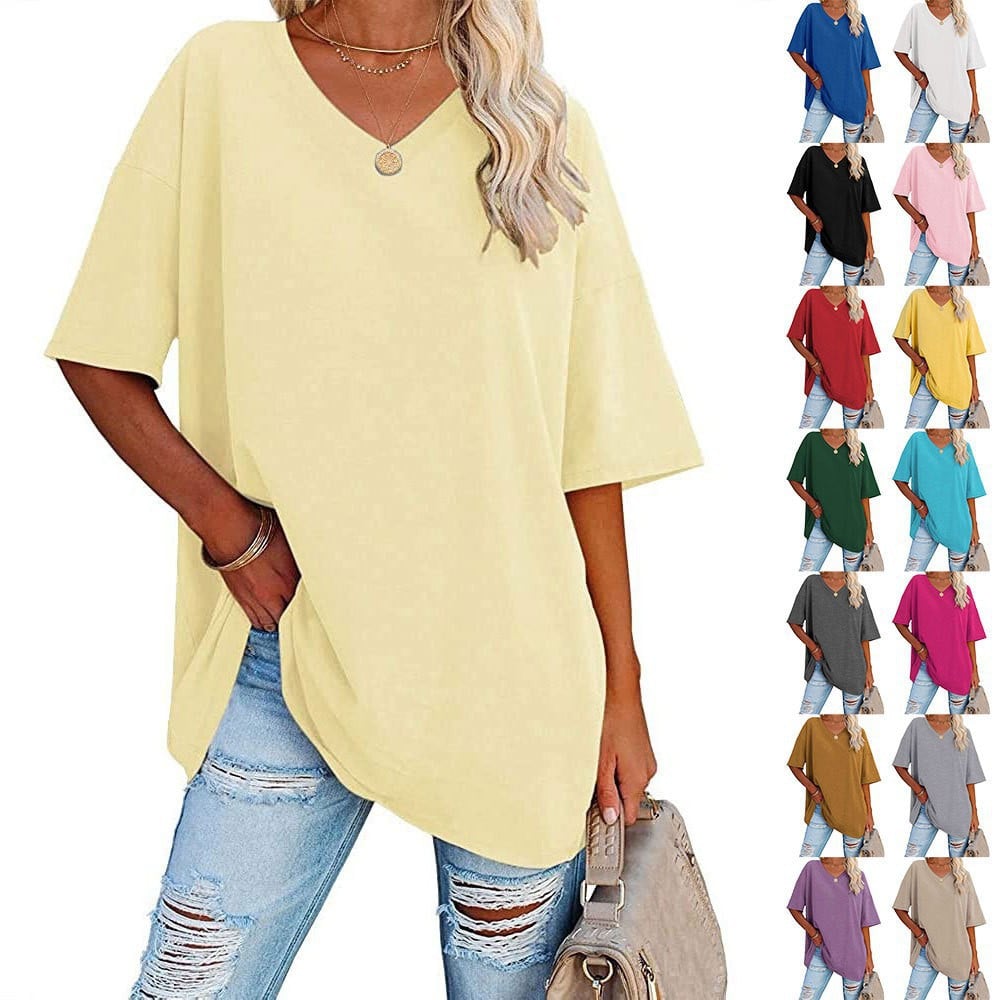 SOMMER NEUES WEITES T-SHIRT FÜR DAMEN
