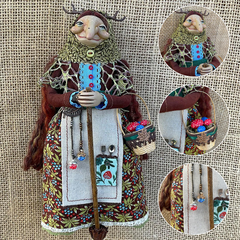 Handmade Kitchen Witch Doll