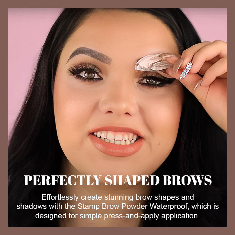 Stamp Eyebrow Powder wasserfest, schweißfest und wischfest/Stamp Eyebrow Powder wasserfest, schweißfest und wischfest