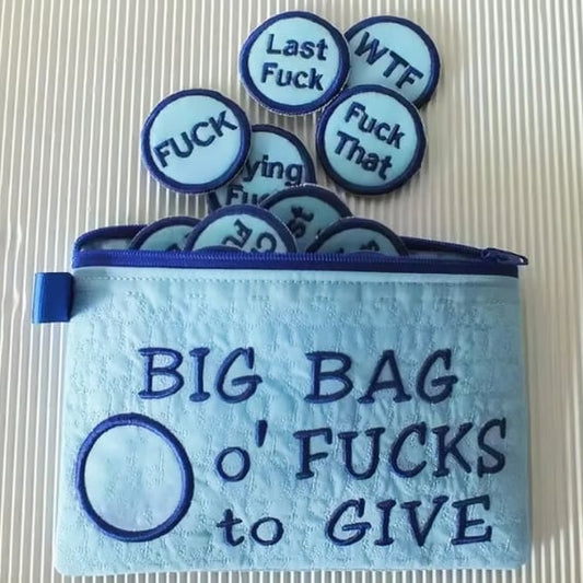 🎄Big Bag of F*cks to Give Zipper Pouch