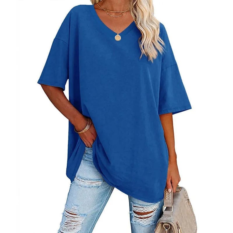 SOMMER NEUES WEITES T-SHIRT FÜR DAMEN