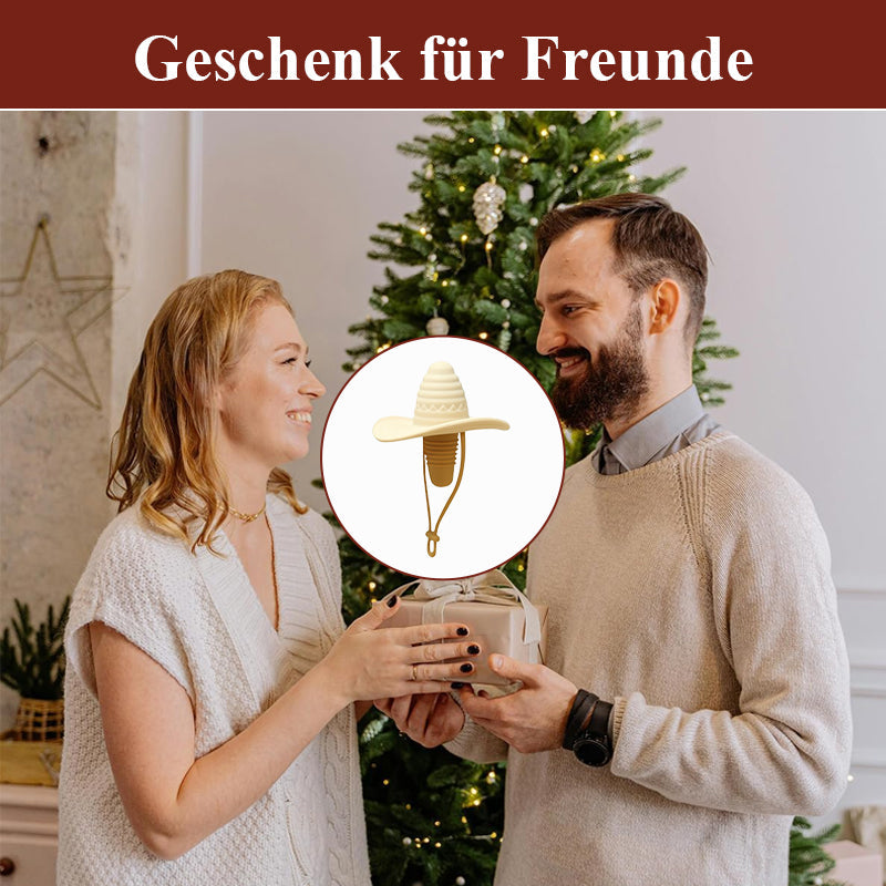 Weinverschluss In Form Eines Spitzen Cowboyhuts
