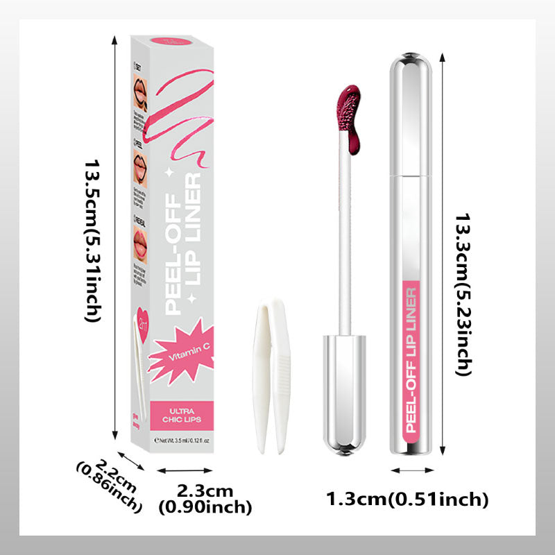 💋 Peel-Off Long-Lasting Lip Liner & Gloss