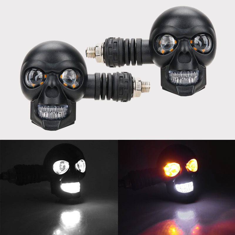 💀 Totenkopf-LED-Blinker