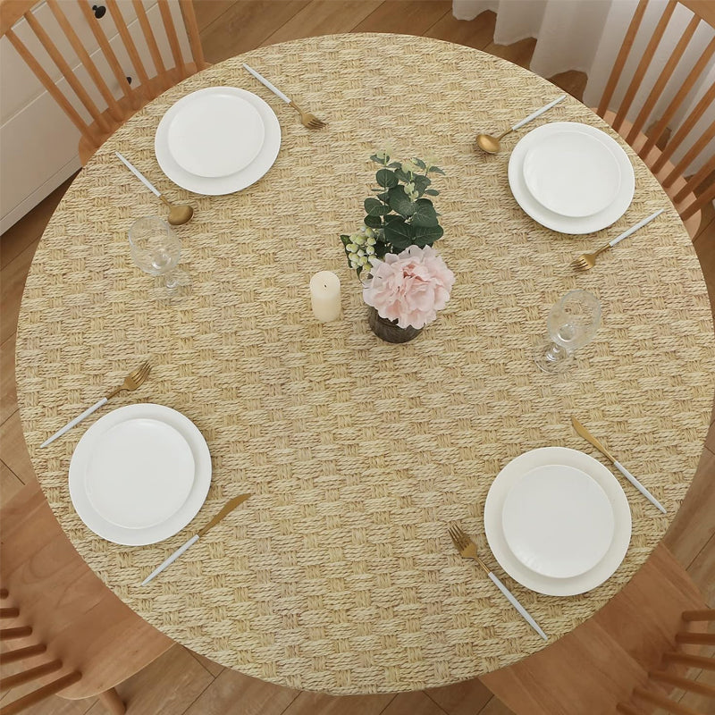 Runde wiederverwendbare Tischdecke