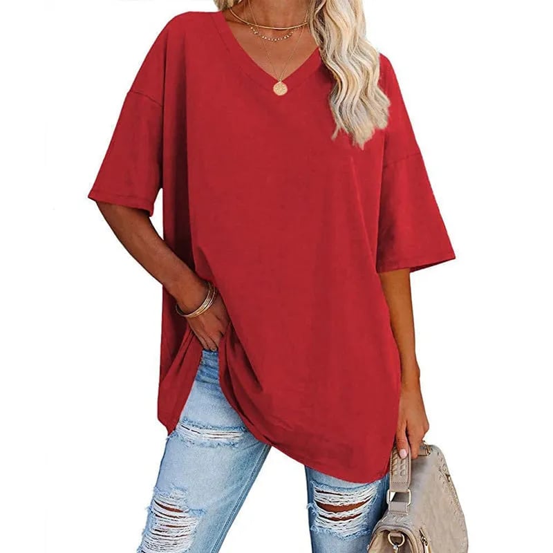 SOMMER NEUES WEITES T-SHIRT FÜR DAMEN
